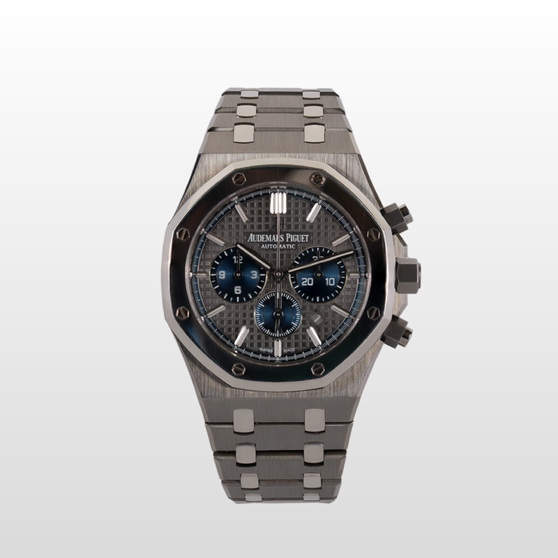 AP Royal Oak Titanium Chrono Blue Dial