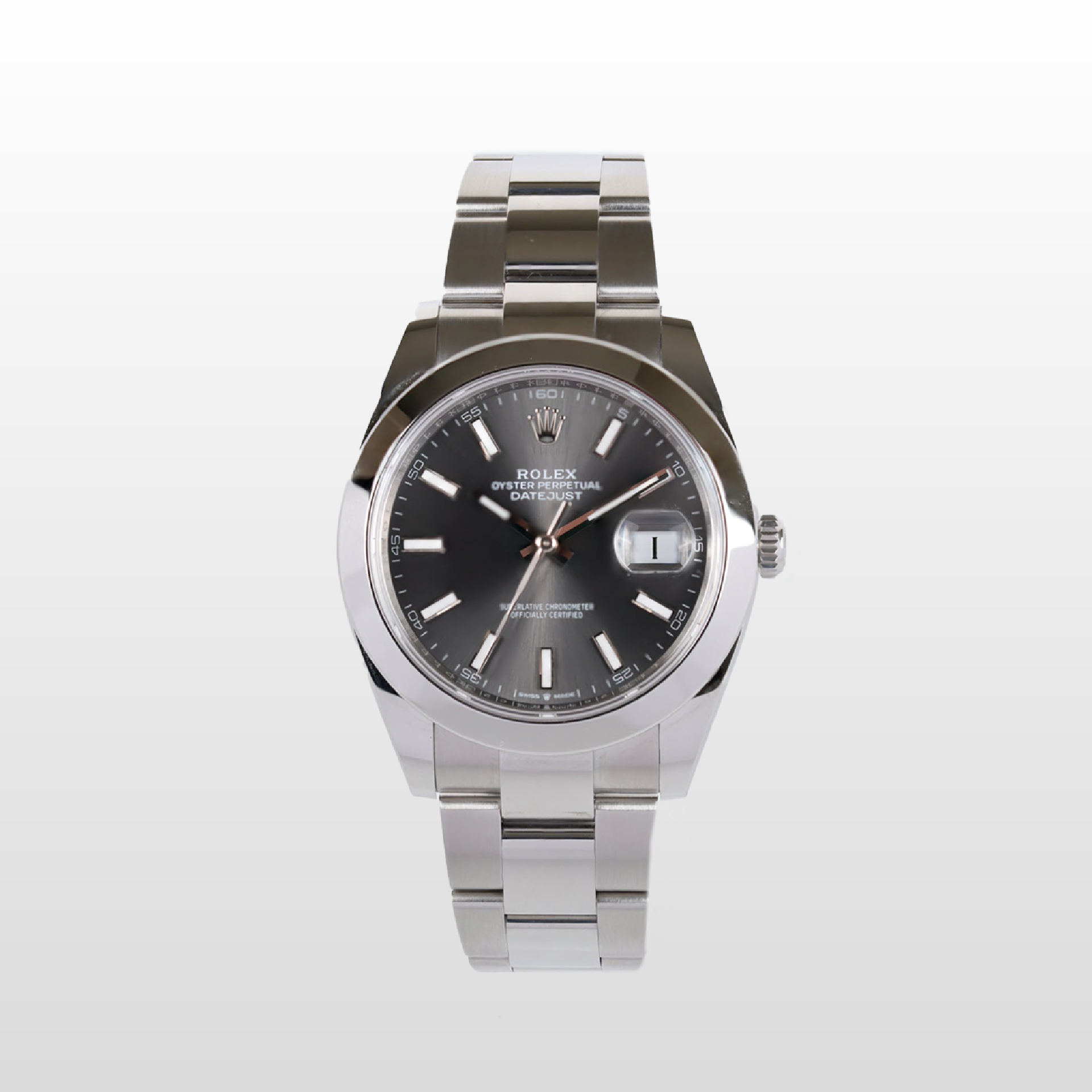 Rolex Datejust Rhodium