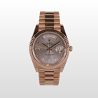 Rolex Daydate Rosegold Baguette