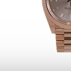 Rolex Daydate Rosegold Baguette