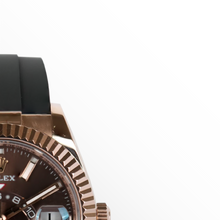 Rolex Skydweller Rose Oysterflex Choco