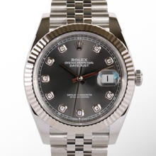Rolex Datejust Rodium Diamond Index