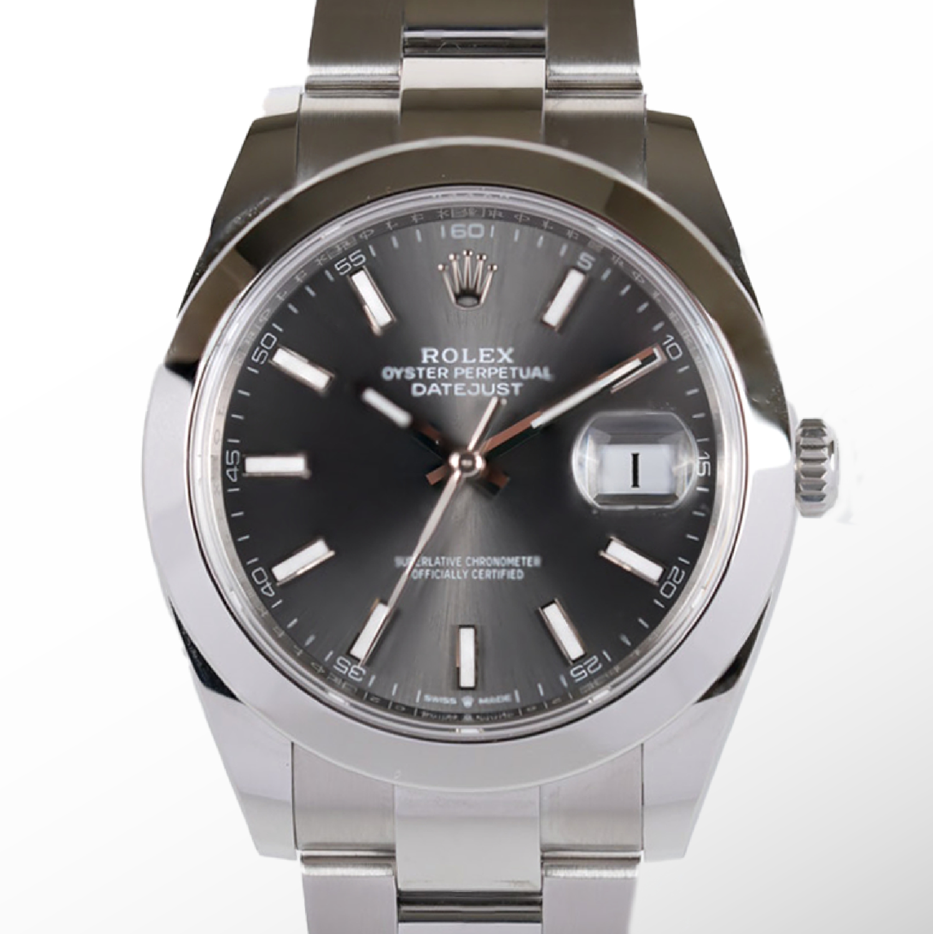 Rolex Datejust Rhodium