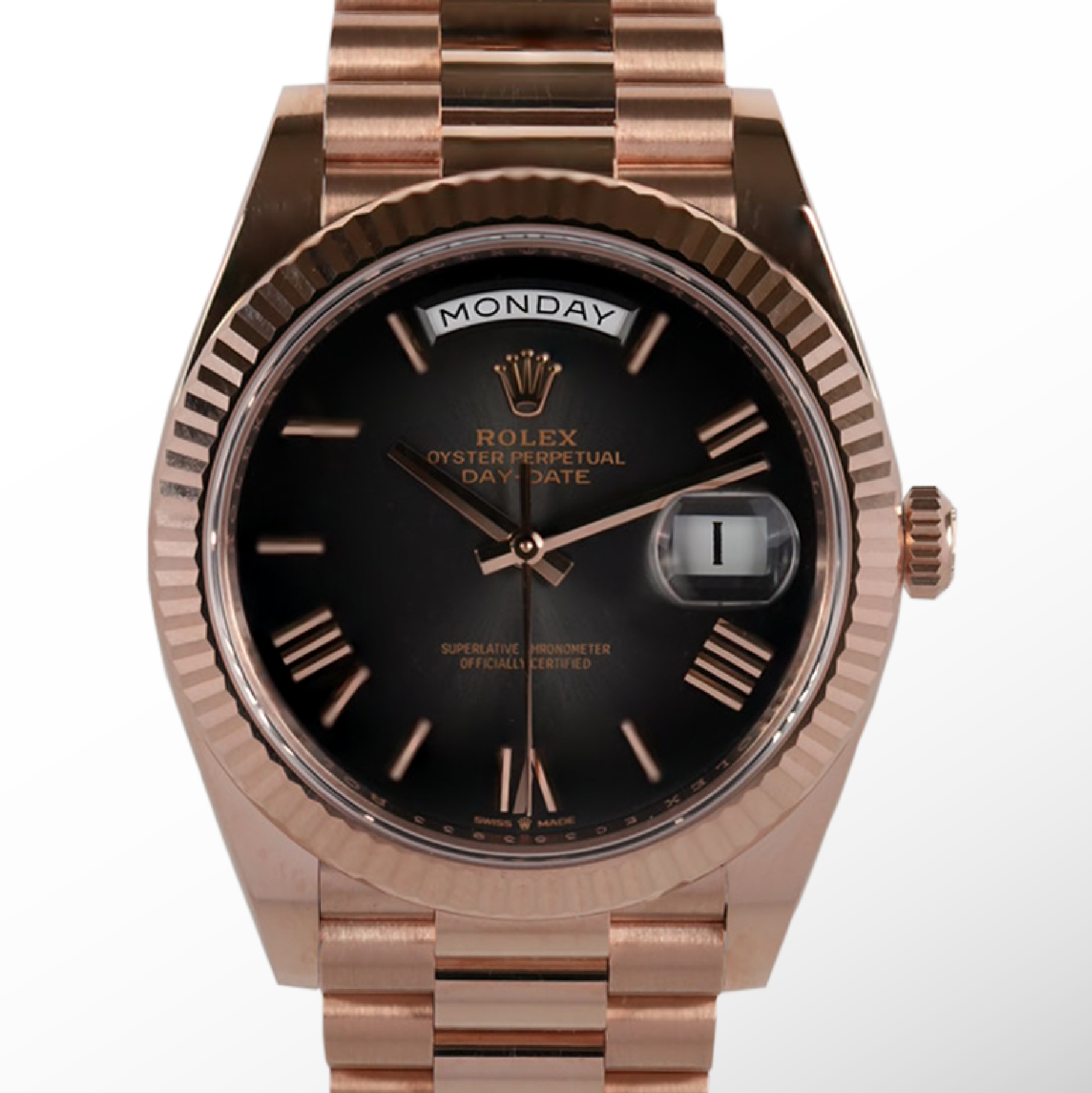 Rolex Day Date Rose Ombré Dail
