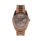 Rolex Daydate Rosegold Baguette