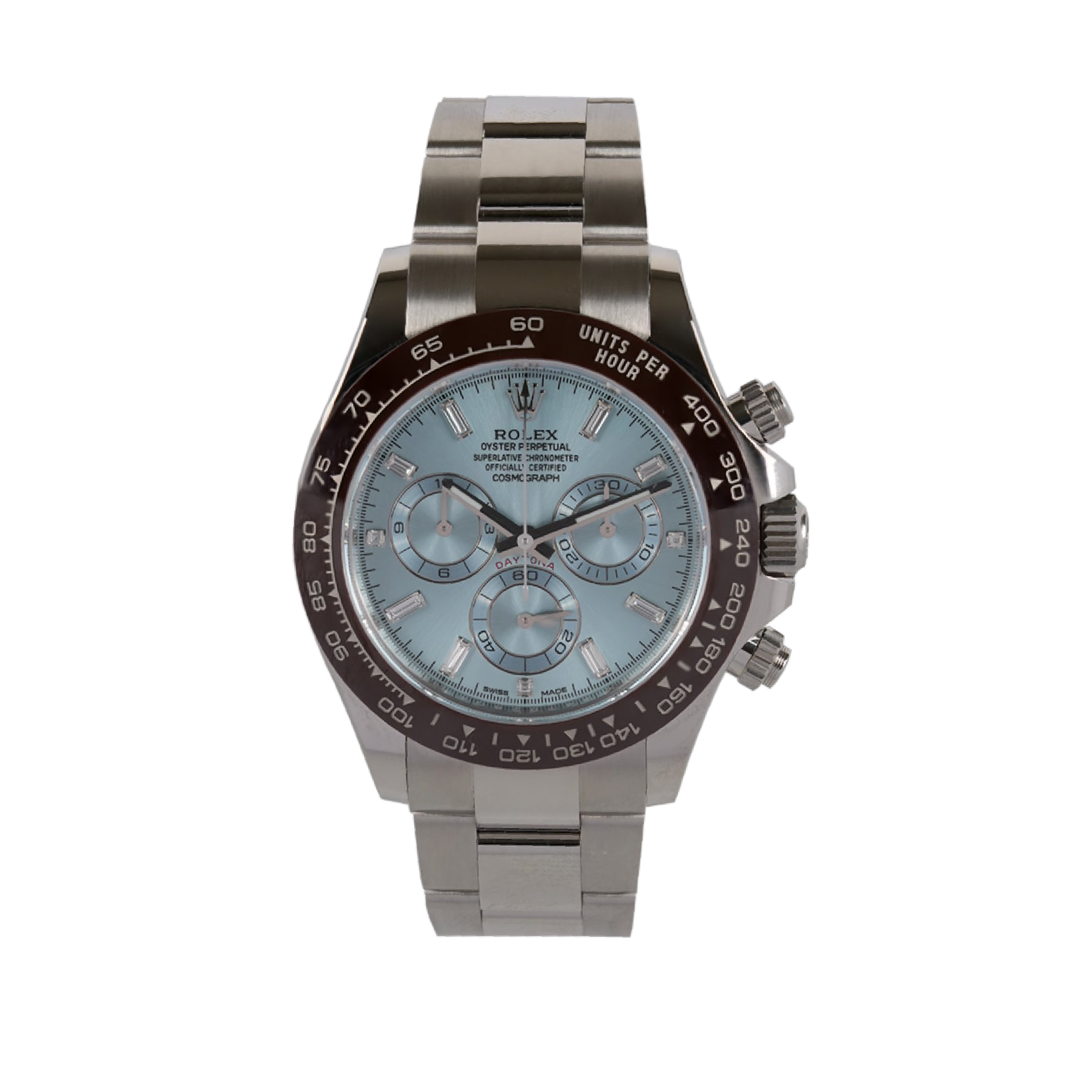 Rolex Daytona Platina Baguette