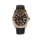 Rolex Skydweller Rose Oysterflex Choco