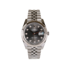 Rolex Datejust Rodium Diamond Index