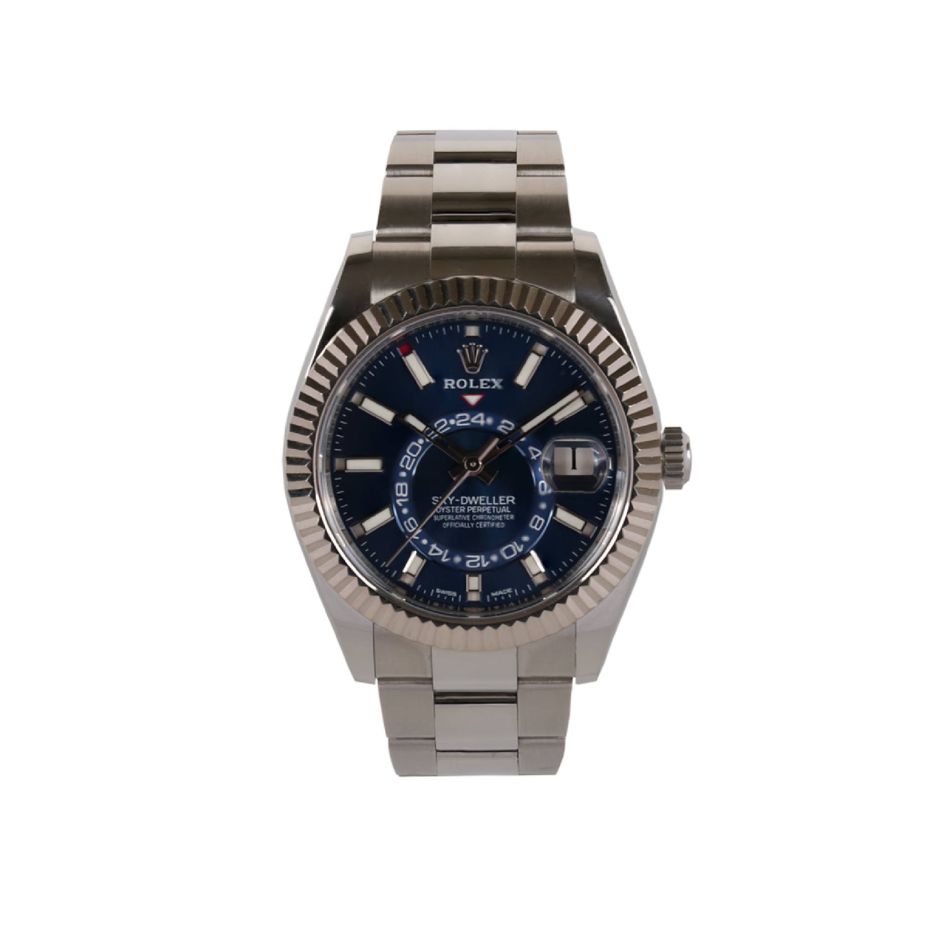 Rolex Skydweller Staal Blue